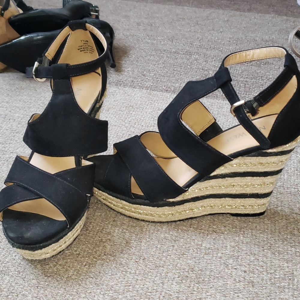 Nine west wedge heels